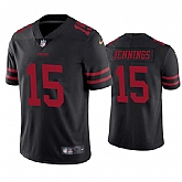 Men & Women & Youth San Francisco 49ers #15 Jauan Jennings Nike Black Alternate Vapor Limited Player Jersey,baseball caps,new era cap wholesale,wholesale hats